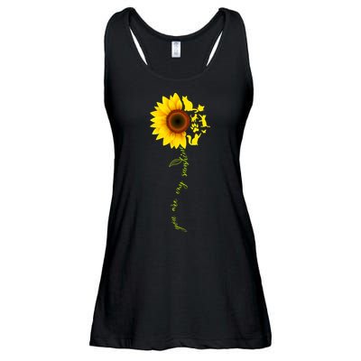 Cat Sunflower Sunshine Ladies Essential Flowy Tank