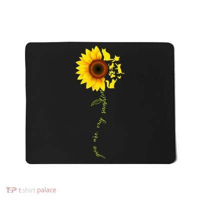 Cat Sunflower Sunshine Mousepad