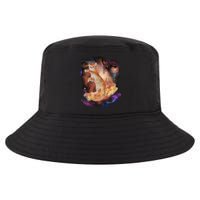 Cat Surfing Bacon In Space Cool Comfort Performance Bucket Hat