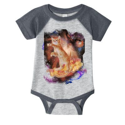 Cat Surfing Bacon In Space Infant Baby Jersey Bodysuit