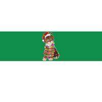 Cat Tangled in Christmas Lights Santa Kitten Bumper Sticker