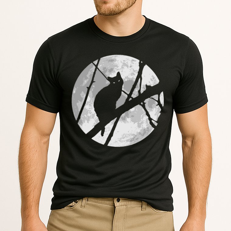 Cat To The Moon Cooling Performance Crew T-Shirt