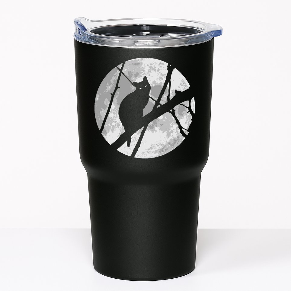 Cat To The Moon Tumbler