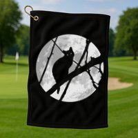 Cat To The Moon Golf Towel