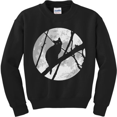 Cat To The Moon Kids Sweatshirt