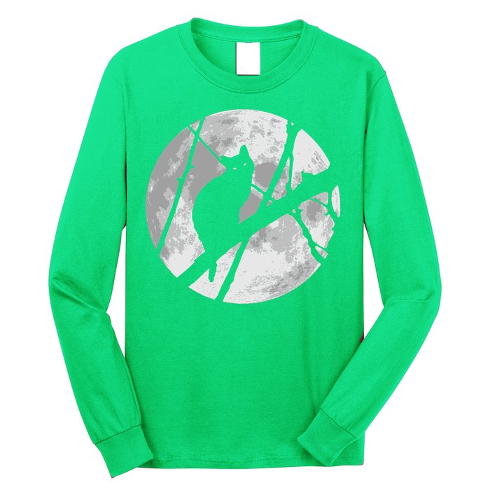 Cat To The Moon Long Sleeve Shirt
