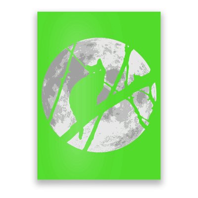 Cat To The Moon Poster