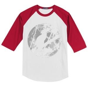 Cat To The Moon Kids Colorblock Raglan Jersey