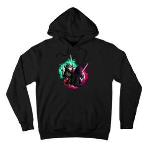 Cat Wars Light Swords Star Cats Funny Hoodie