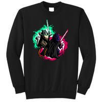 Cat Wars Light Swords Star Cats Funny Sweatshirt