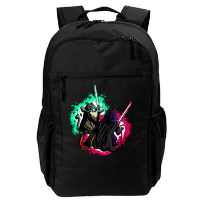 Cat Wars Light Swords Star Cats Funny Daily Commute Backpack