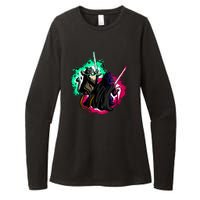 Cat Wars Light Swords Star Cats Funny Womens CVC Long Sleeve Shirt