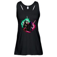 Cat Wars Light Swords Star Cats Funny Ladies Essential Flowy Tank