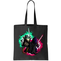 Cat Wars Light Swords Star Cats Funny Tote Bag