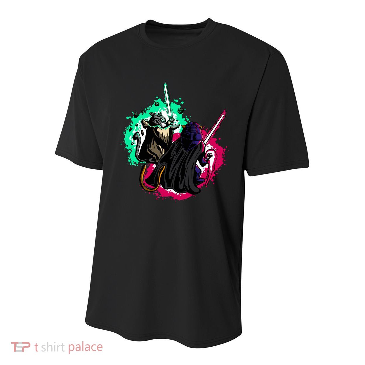 Cat Wars Light Swords Star Cats Funny Youth Performance Sprint T-Shirt