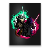 Cat Wars Light Swords Star Cats Funny Poster