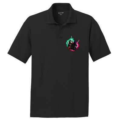 Cat Wars Light Swords Star Cats Funny PosiCharge RacerMesh Polo