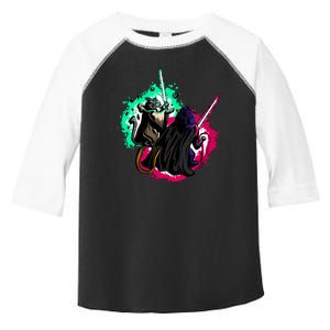 Cat Wars Light Swords Star Cats Funny Toddler Fine Jersey T-Shirt