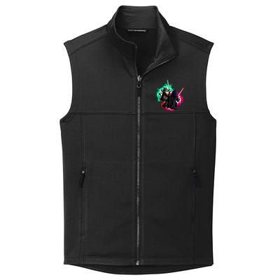 Cat Wars Light Swords Star Cats Funny Collective Smooth Fleece Vest