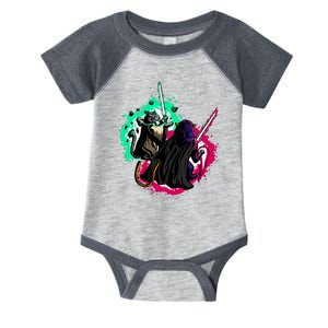 Cat Wars Light Swords Star Cats Funny Infant Baby Jersey Bodysuit