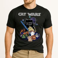 Cat Wars Meow Cat Lover Illustration Cooling Performance Crew T-Shirt