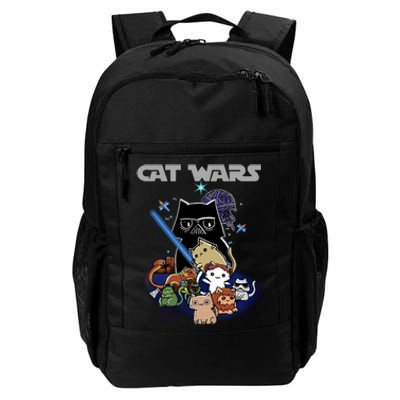 Cat Wars Meow Cat Lover Illustration Daily Commute Backpack