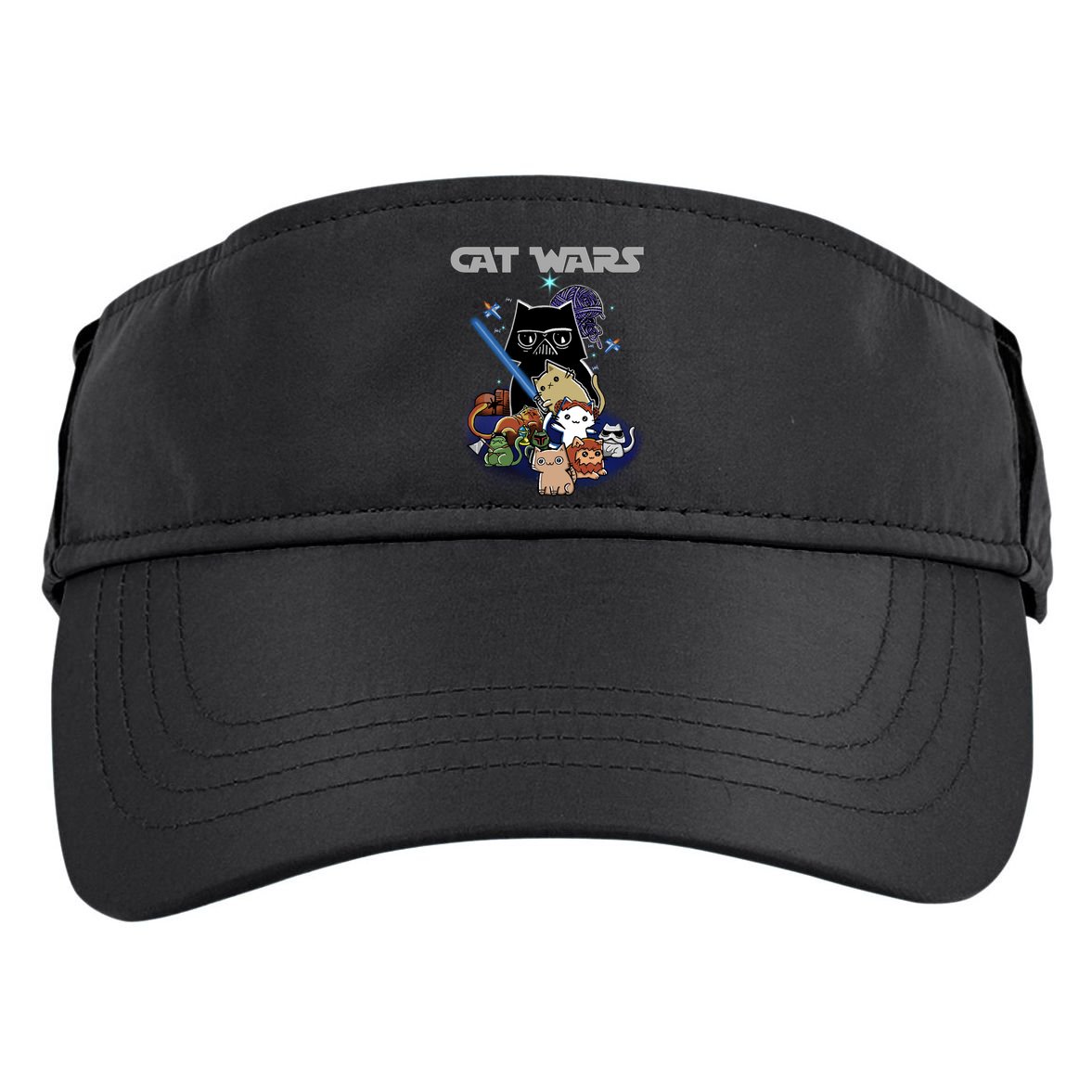 Cat Wars Meow Cat Lover Illustration Adult Drive Performance Visor