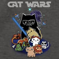 Cat Wars Meow Cat Lover Illustration Vector Backpack