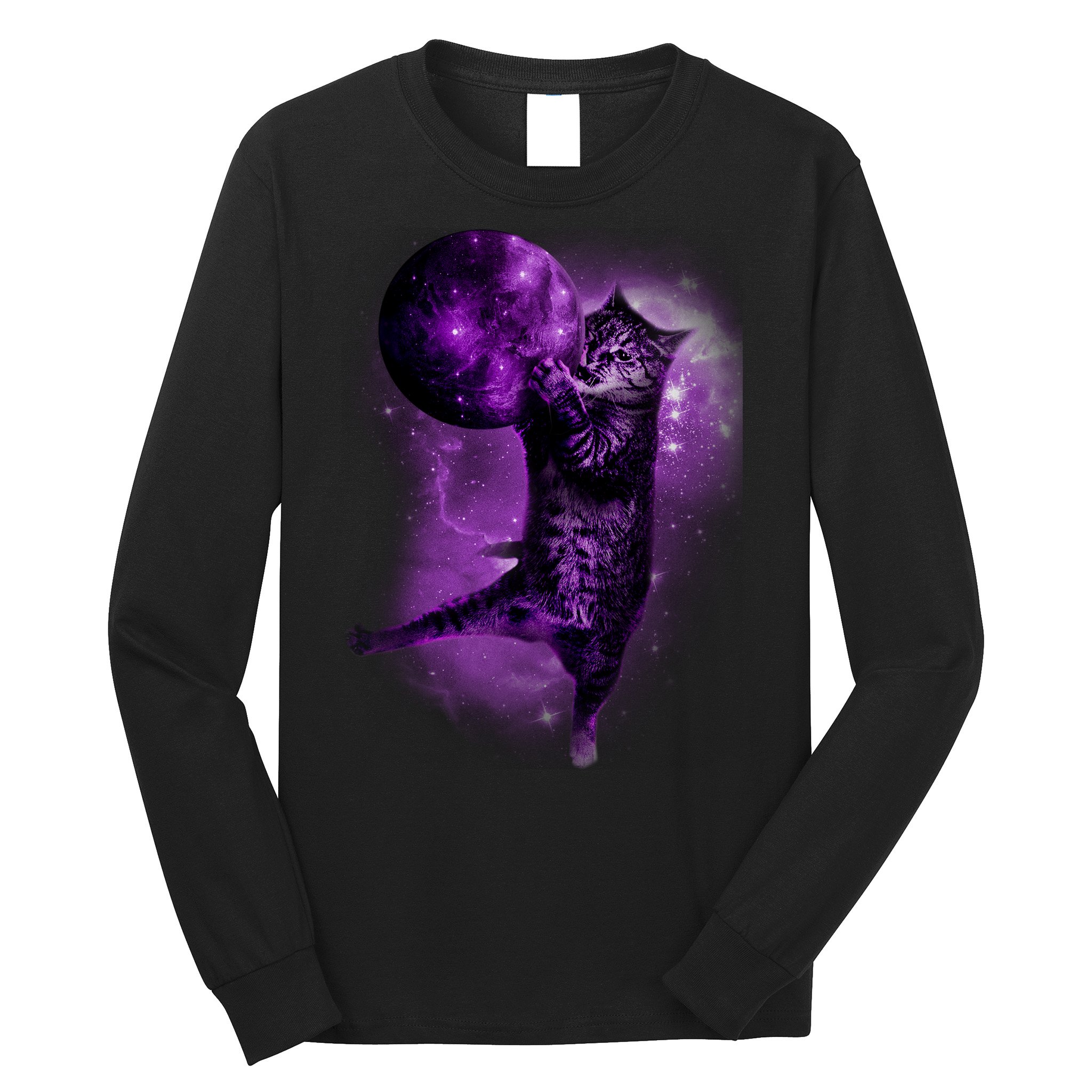 Cat World Galaxy Long Sleeve Shirt