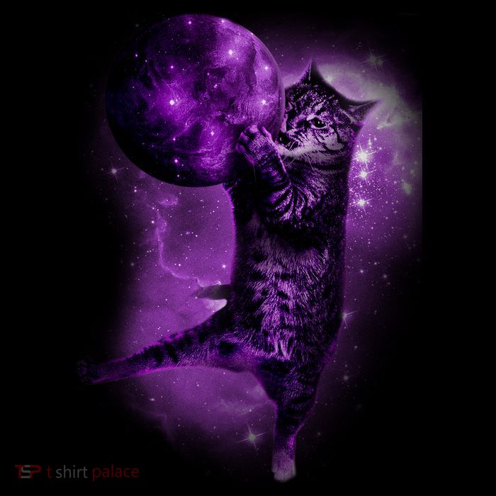 Cat World Galaxy City Backpack