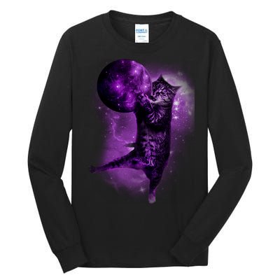 Cat World Galaxy Tall Long Sleeve T-Shirt