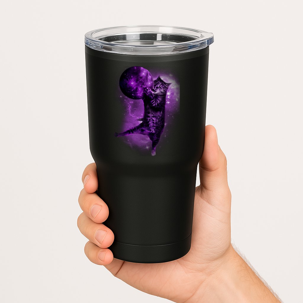 Cat World Galaxy Tumbler