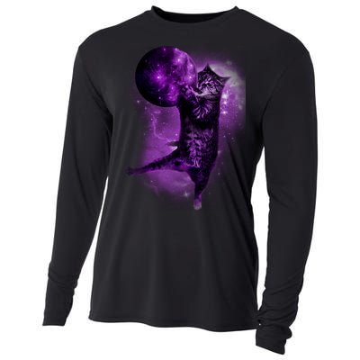 Cat World Galaxy Cooling Performance Long Sleeve Crew