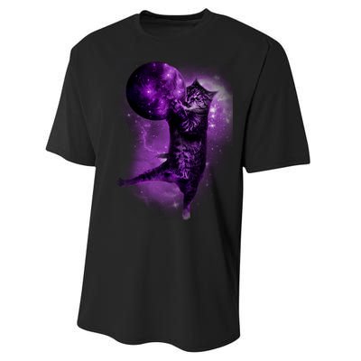 Cat World Galaxy Performance Sprint T-Shirt