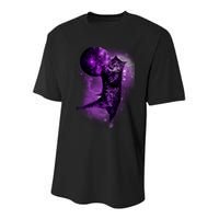 Cat World Galaxy Youth Performance Sprint T-Shirt