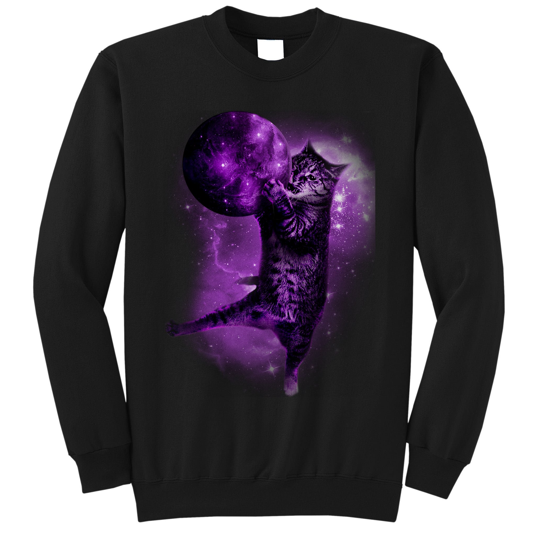 Cat World Galaxy Tall Sweatshirt
