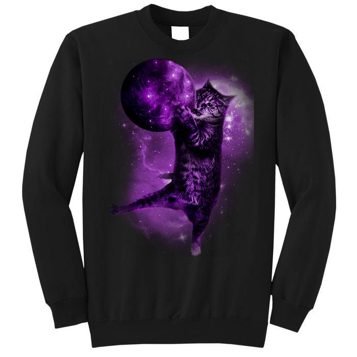 Cat World Galaxy Tall Sweatshirt