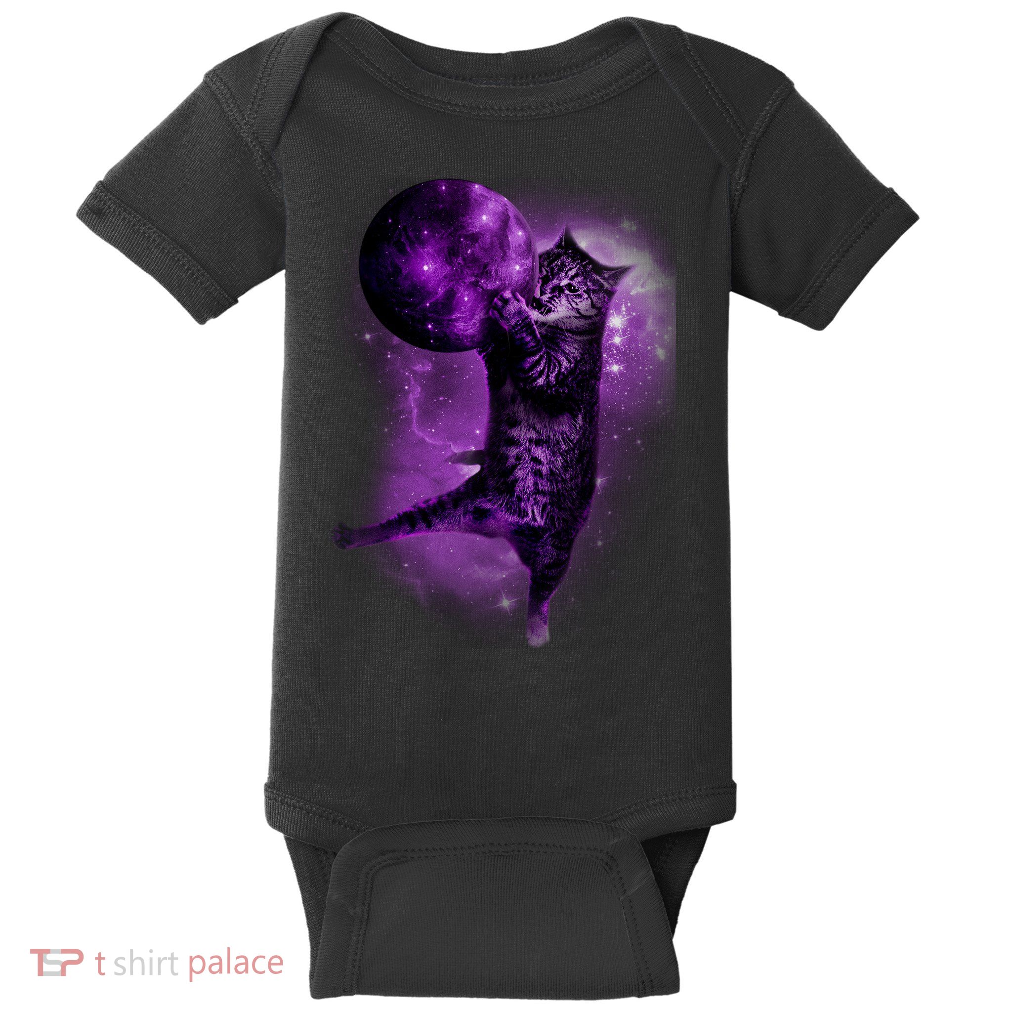 Cat World Galaxy Baby Bodysuit