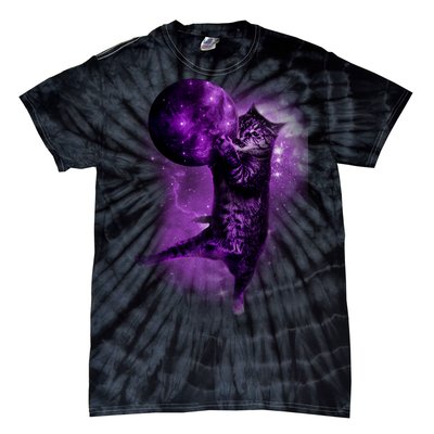 Cat World Galaxy Tie-Dye T-Shirt