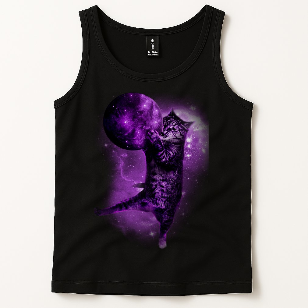 Cat World Galaxy Tank Top