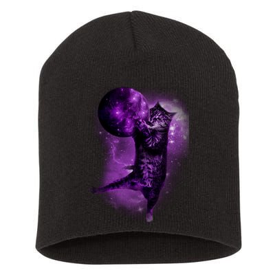 Cat World Galaxy Short Acrylic Beanie