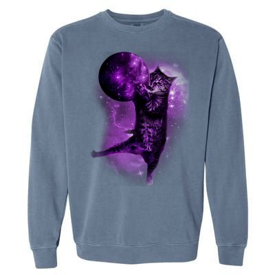 Cat World Galaxy Garment-Dyed Sweatshirt