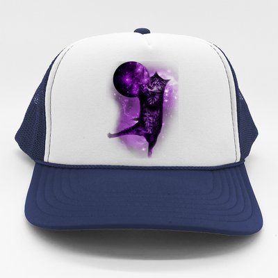 Cat World Galaxy Trucker Hat