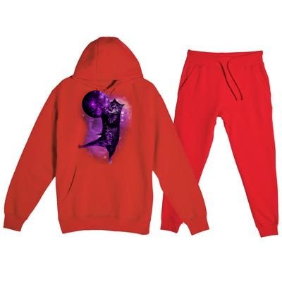 Cat World Galaxy Premium Hooded Sweatsuit Set