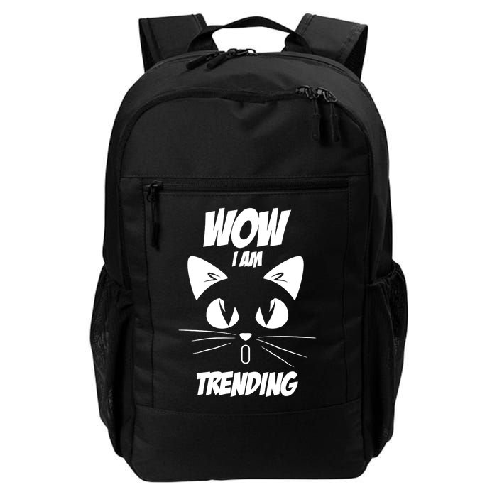 Cat Wow I'm Trending Backpack
