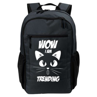 Cat Wow I'm Trending Daily Commute Backpack