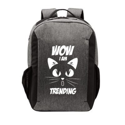 Cat Wow I'm Trending Vector Backpack