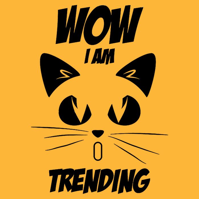 Cat Wow I'm Trending Performance Shirt