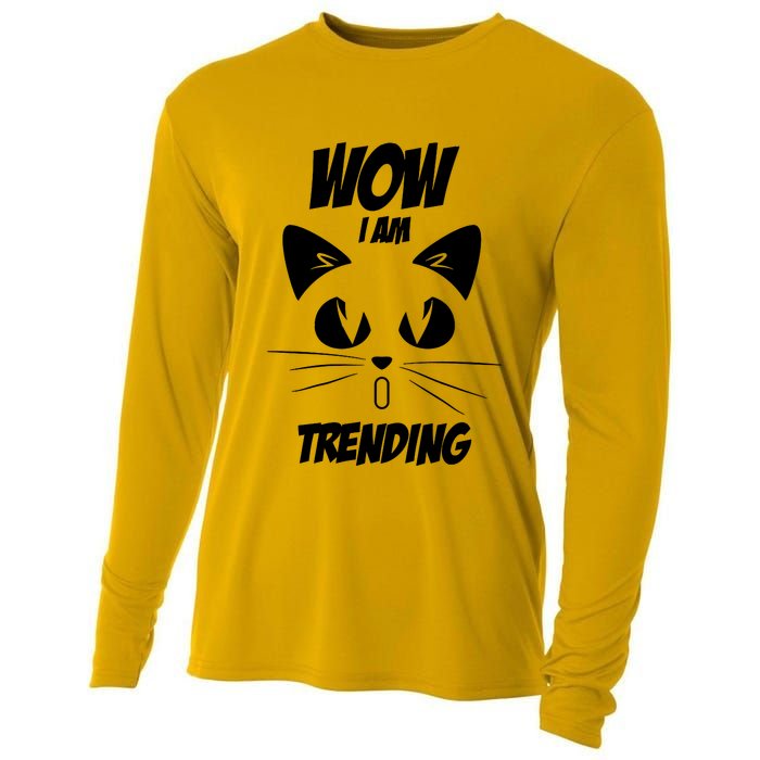 Cat Wow I'm Trending Cooling Performance Long Sleeve Crew