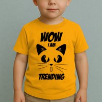 Cat Wow I'm Trending Toddler T-Shirt